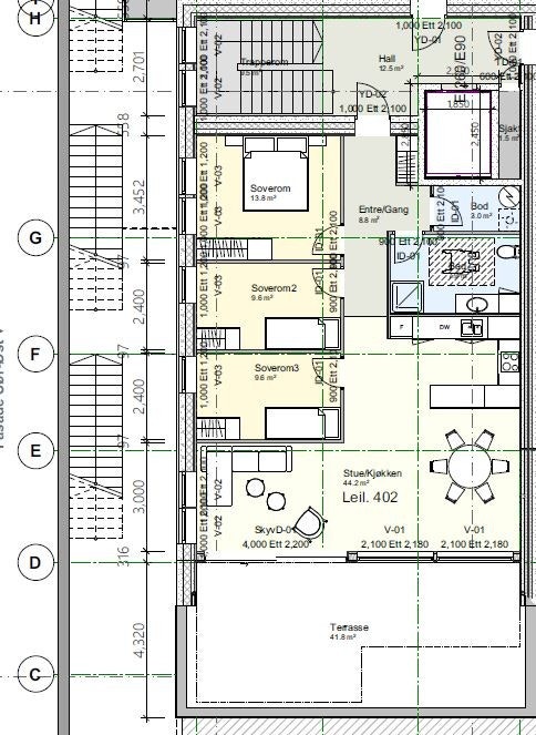 Plantegning L402 Galleribilde