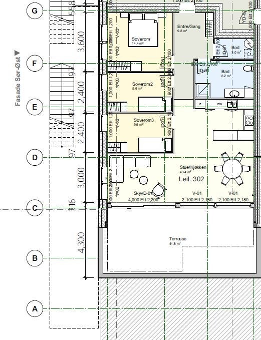 Plantegning L302 Galleribilde