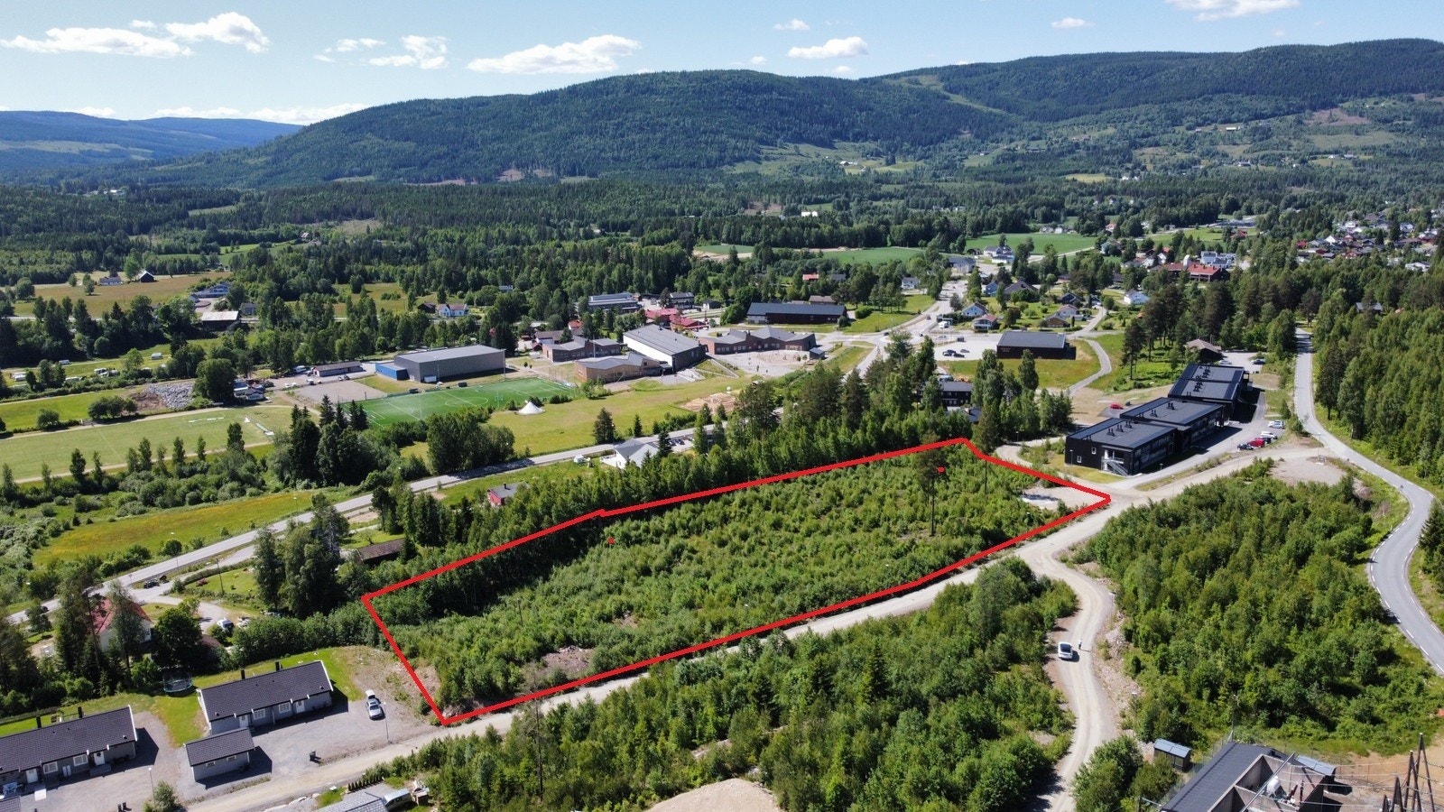 Flott utsikt Galleribilde