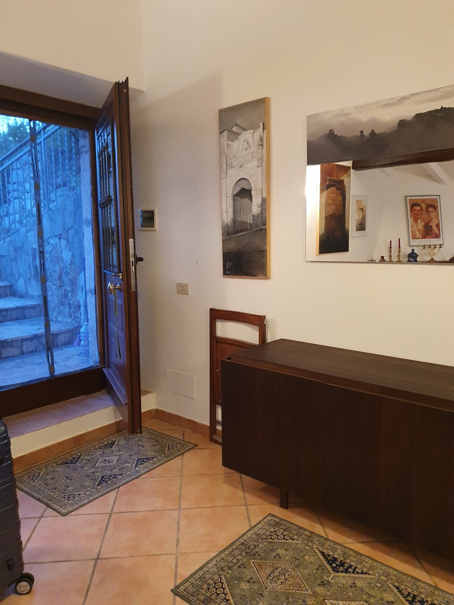 Inngangspartiet i øvre etasje Galleribilde