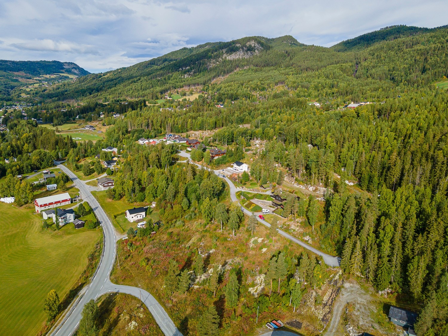 Bakken II bustadfelt på vestsida av Torpo. Galleribilde