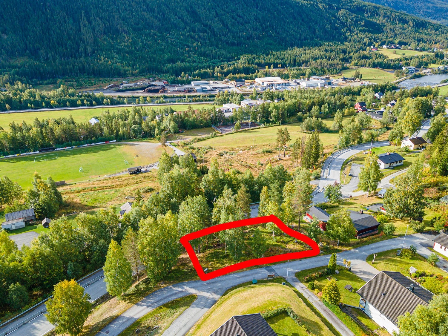 Moldbakken 1 (tomt 6/49) i Bakken I bustadfelt. Galleribilde