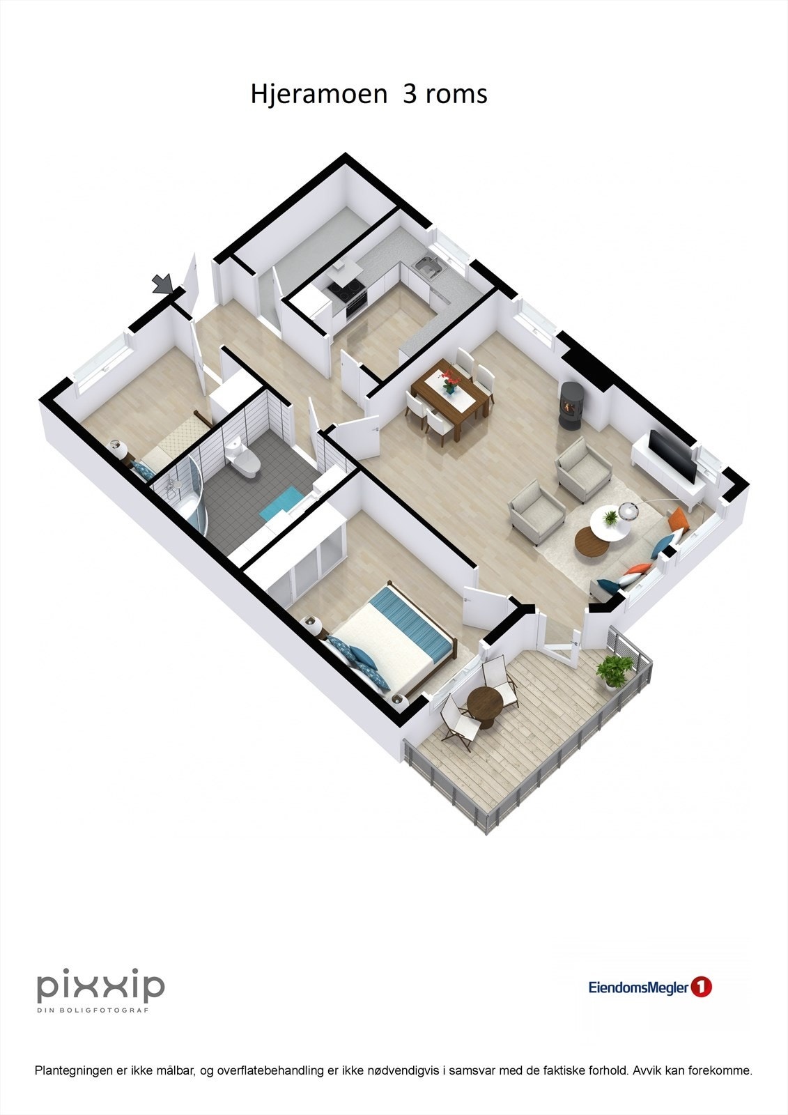 3 roms 3D Galleribilde