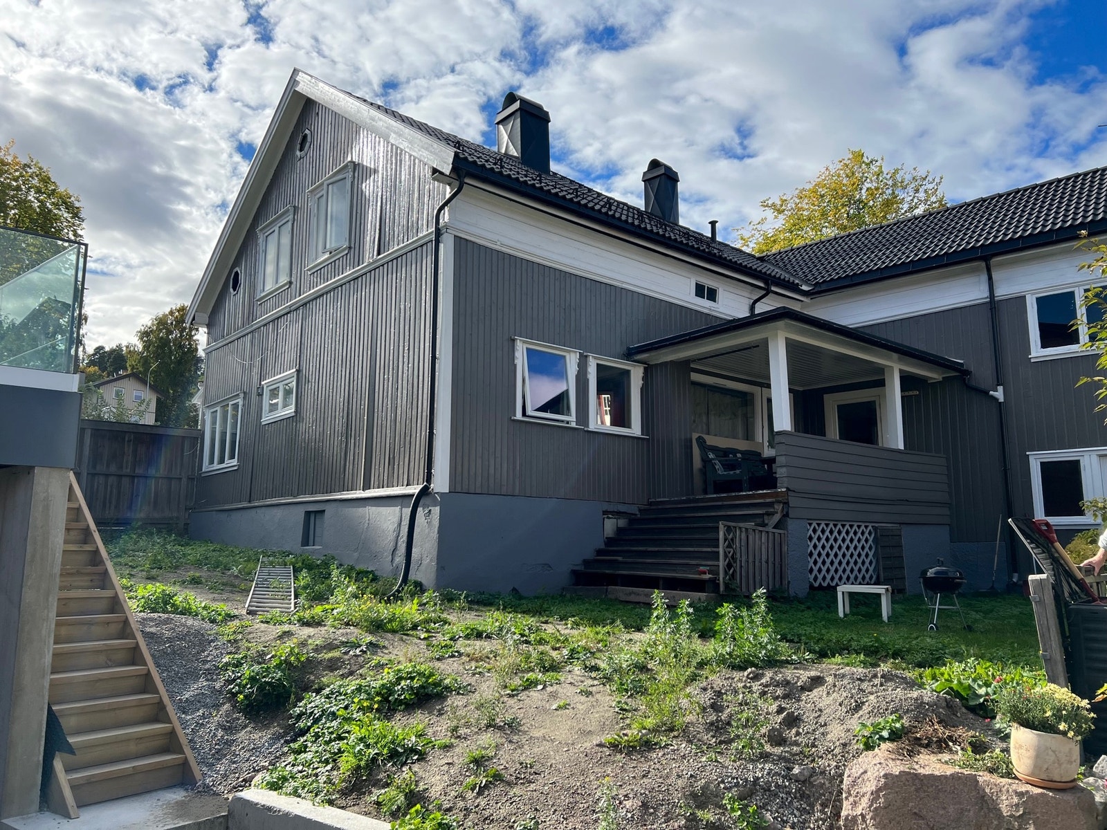 Fasade bakside. Galleribilde