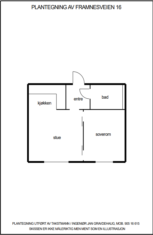 Plantegning / Floorplan Galleribilde