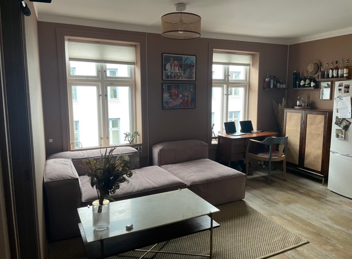 Slik leiligheten er malt i dag Galleribilde