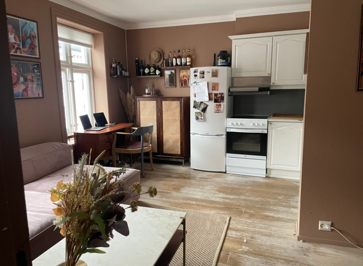 Slik leiligheten er malt i dag Galleribilde