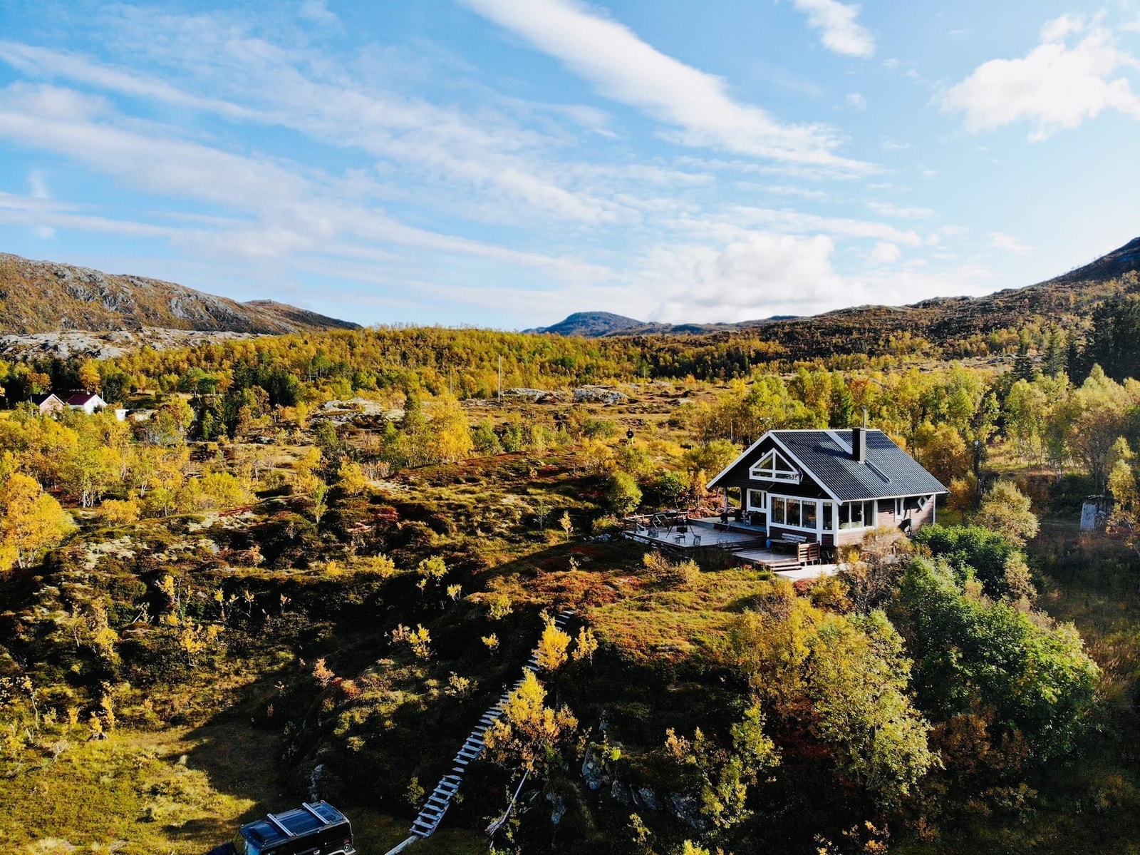 Dronebilde Galleribilde