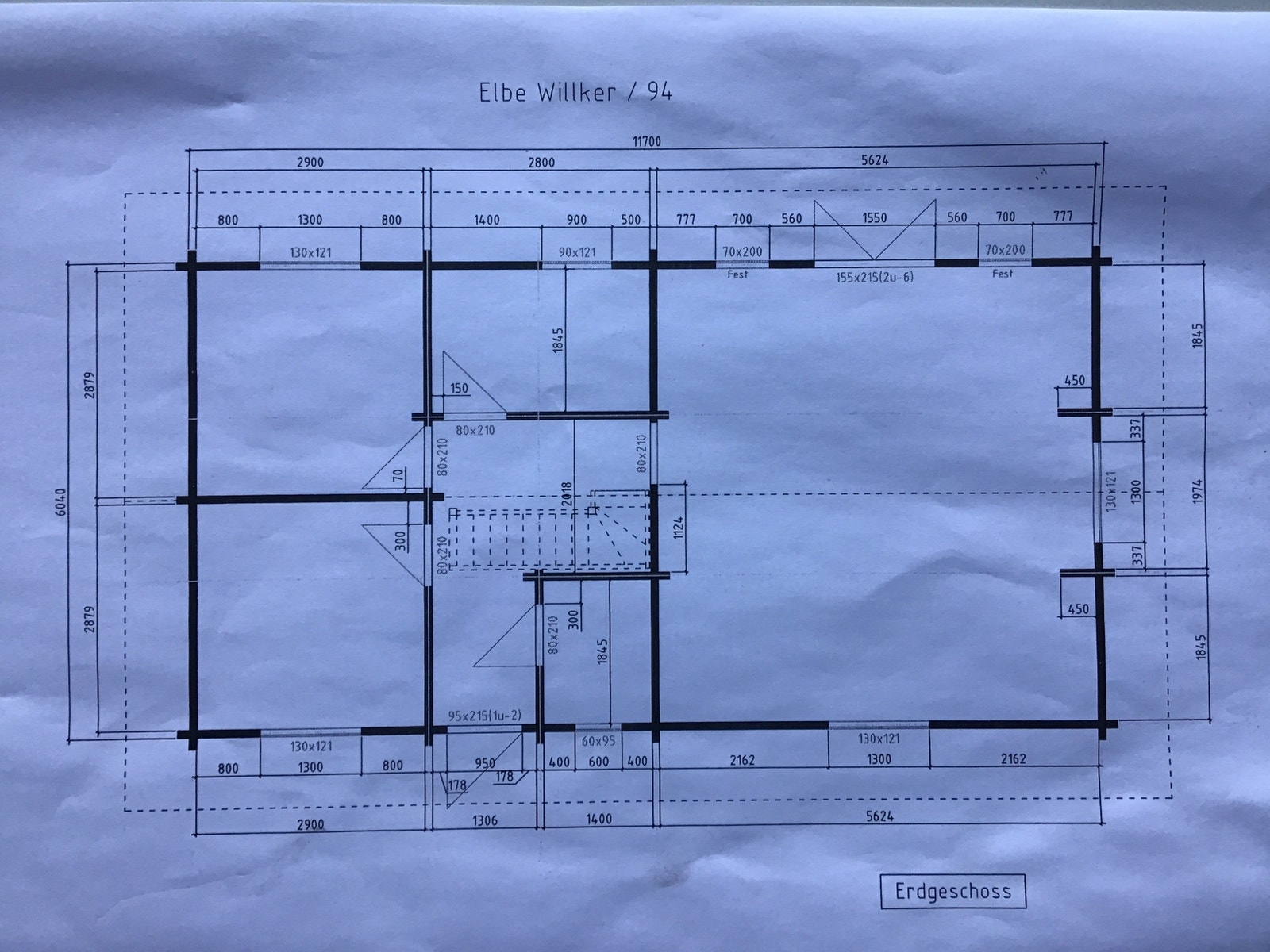 Plantegning 1. etasje Galleribilde