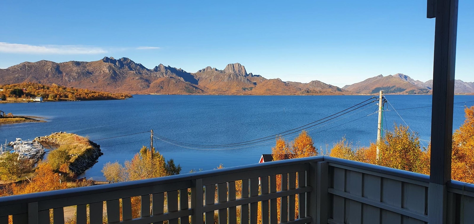 Utsikt fra hovedsoverom Galleribilde