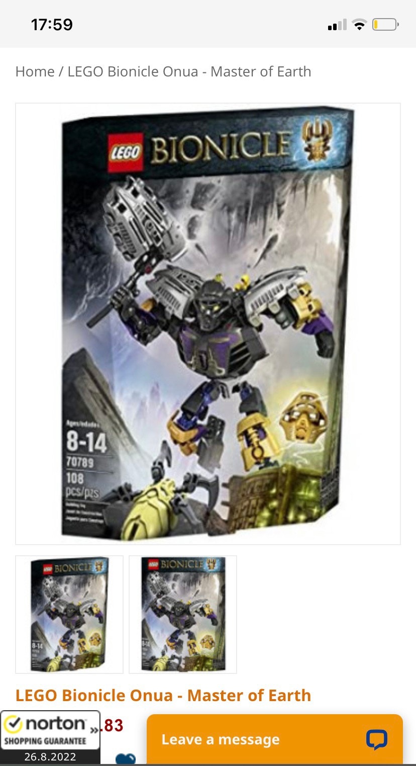 Bionicle Toa Lego Bionicle Onua Master Of Earth Cheap Bionicle - Main Image