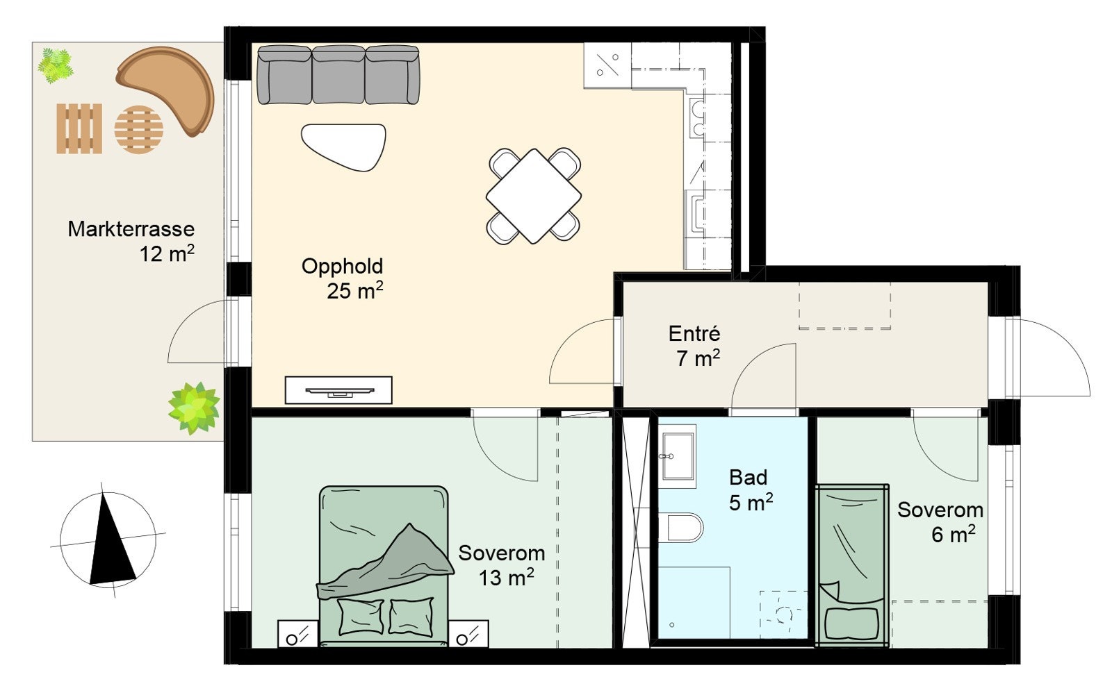 A103 3-roms Galleribilde
