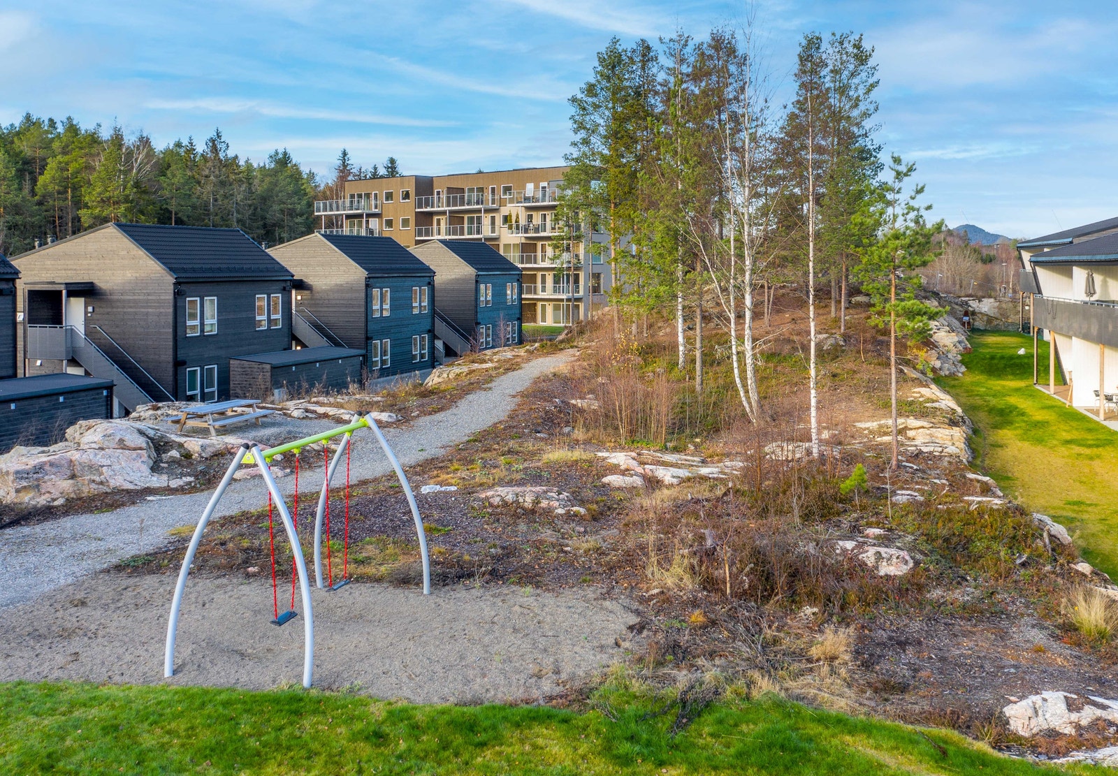 Fellesarealer tilrettelagt for uteaktiviteter Galleribilde