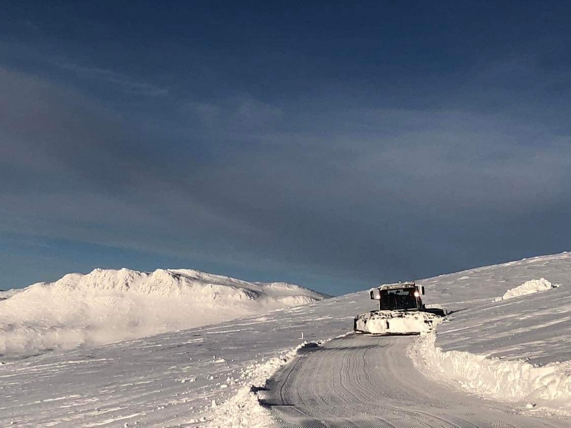 milevis med skiløyper Galleribilde