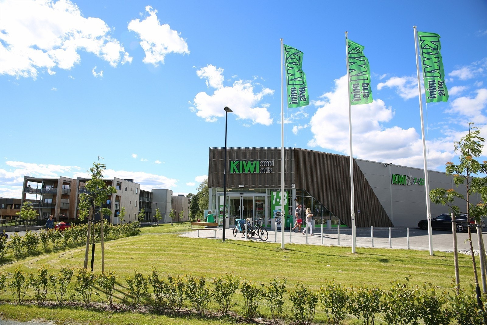 Nærbutikken Kiwi er bare noen hundre meter unna Galleribilde