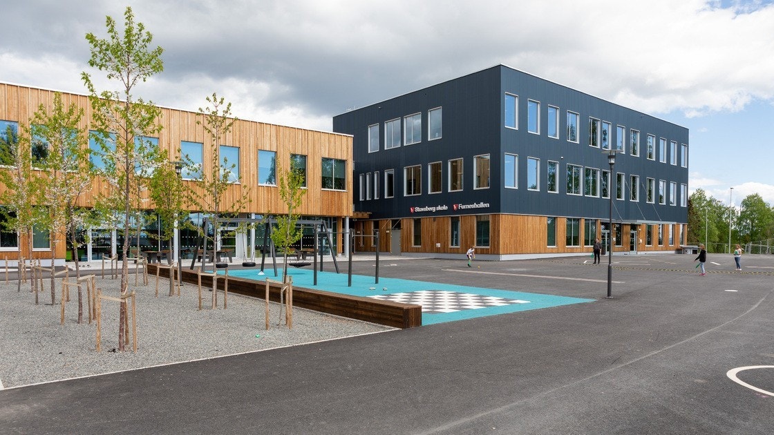 Kort og trygg skolevei til Stavsberg barneskole - Foto Ringsaker kommune Galleribilde