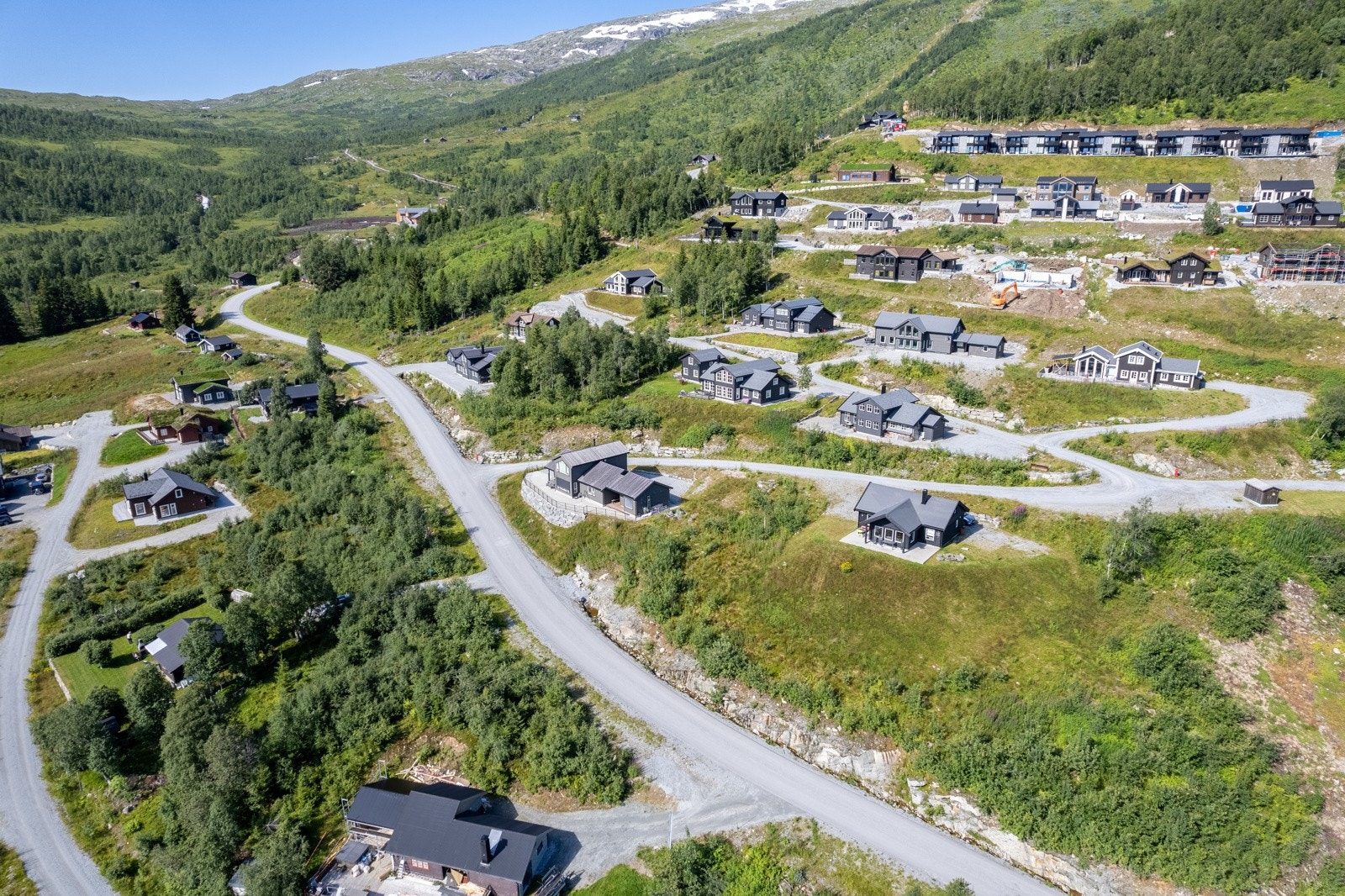 Her ligg alt til rette for at du skal få bygd hyttedraumen. Galleribilde