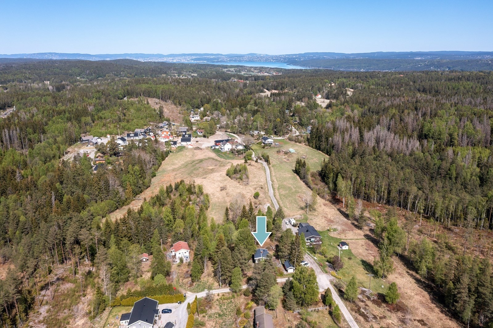 Her er det gode turmuligheter med umiddelbar nærhet til skogen Galleribilde