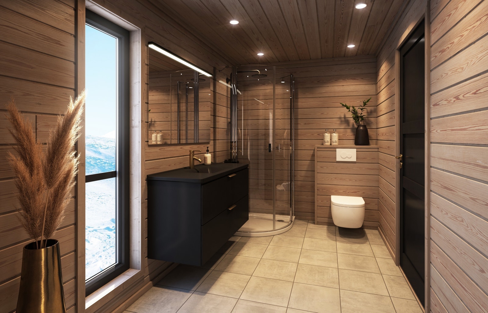 Bad første etg, illustrasjon Galleribilde