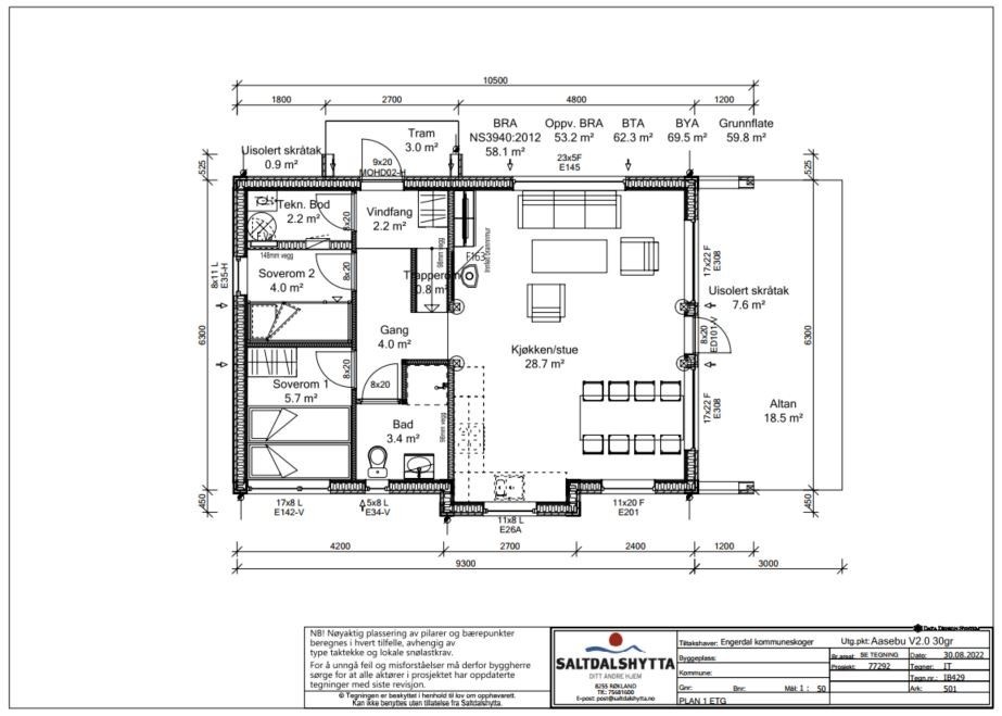 Plan 1. Galleribilde