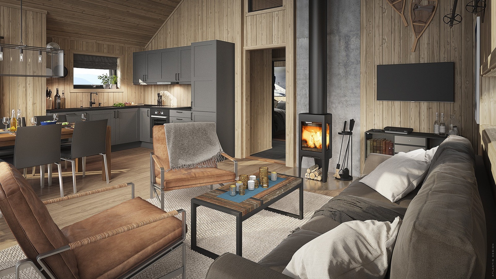 Illustrasjonsbilder av Aasebu. Galleribilde