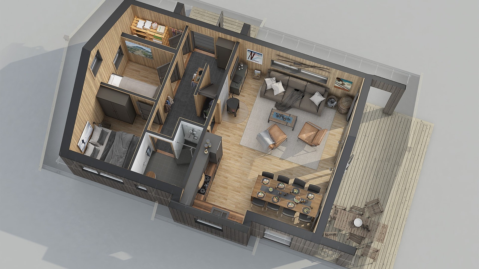 Romløsning plan 1 Galleribilde