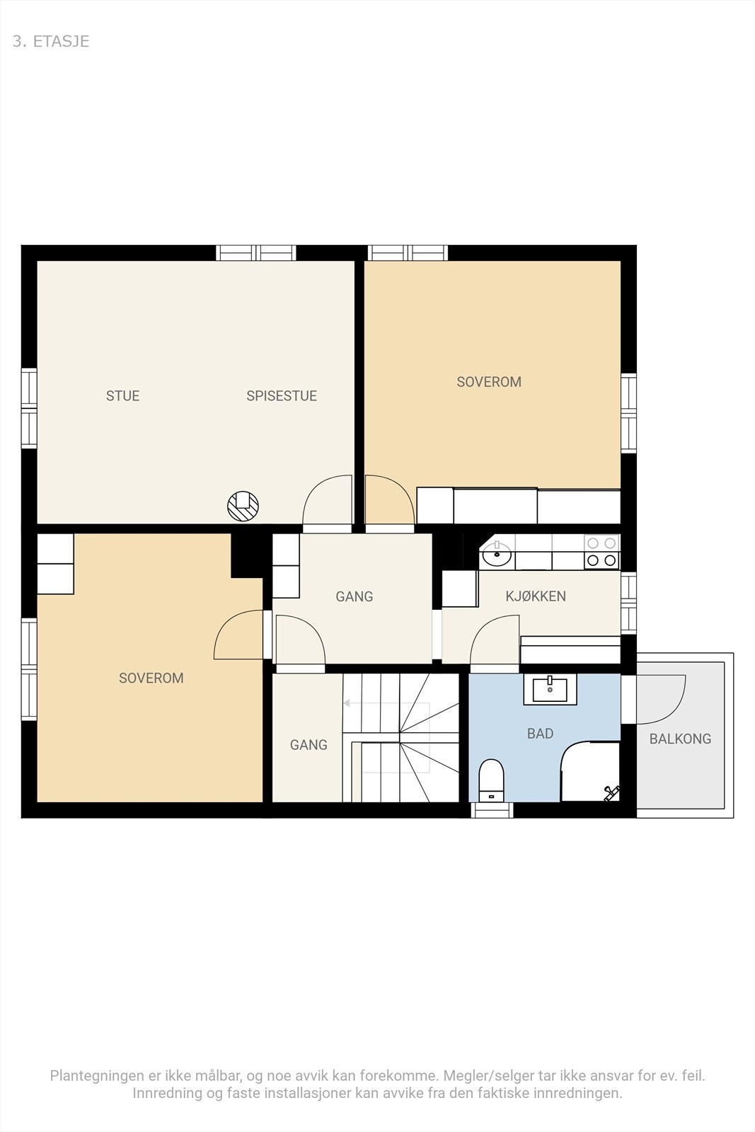 Plantegning 2 etg Galleribilde