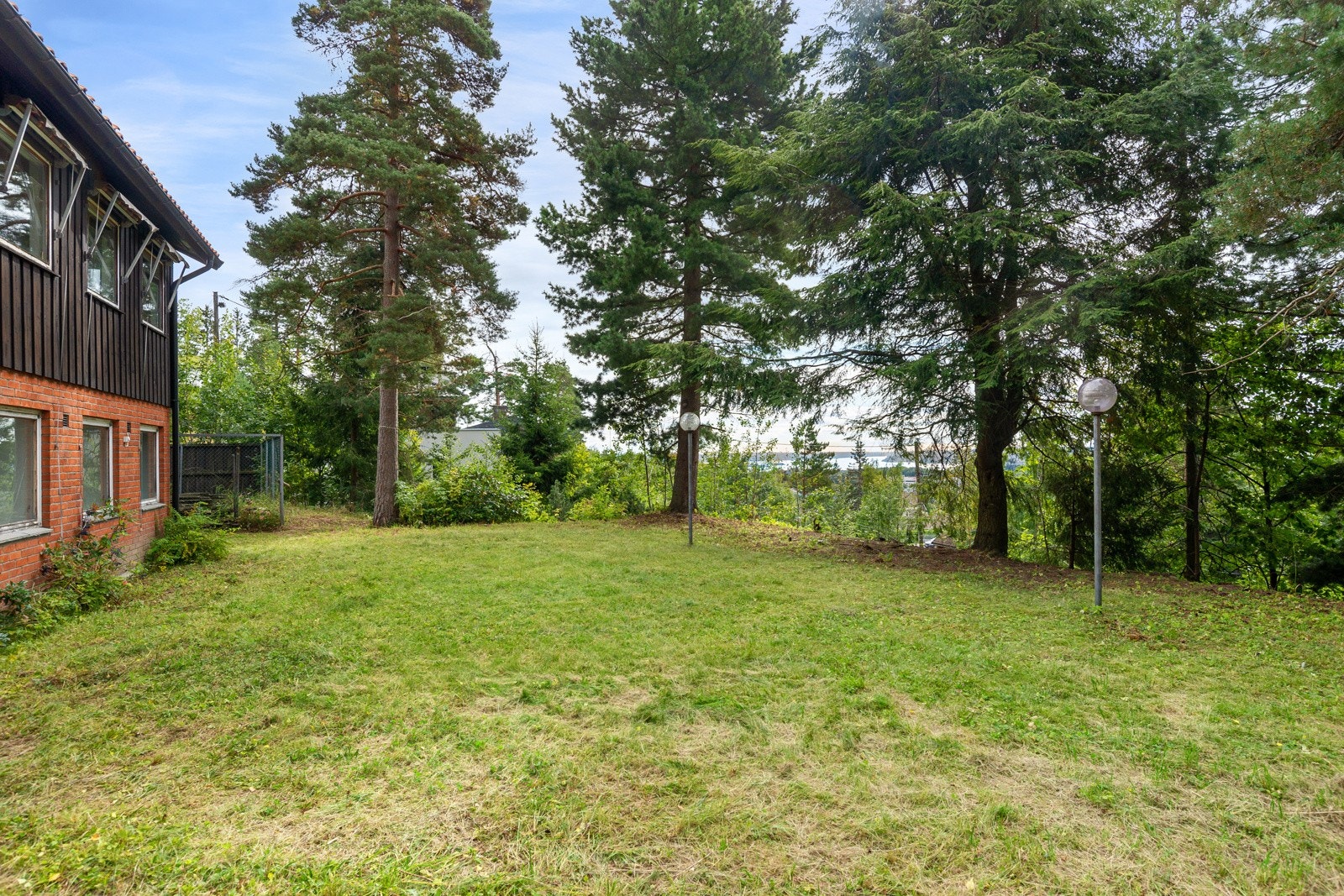 Fra tomten mot utsikten Galleribilde