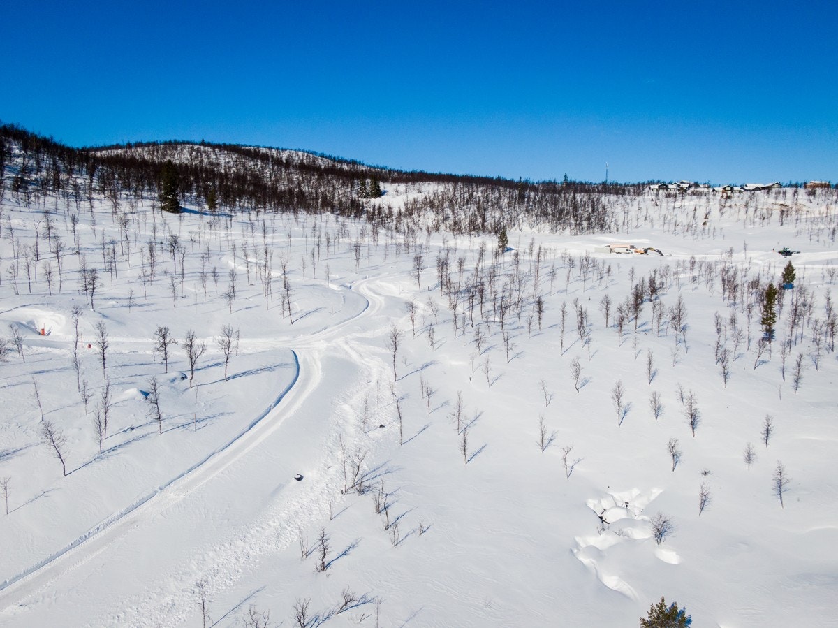 Bilde fra tomtefelt Galleribilde
