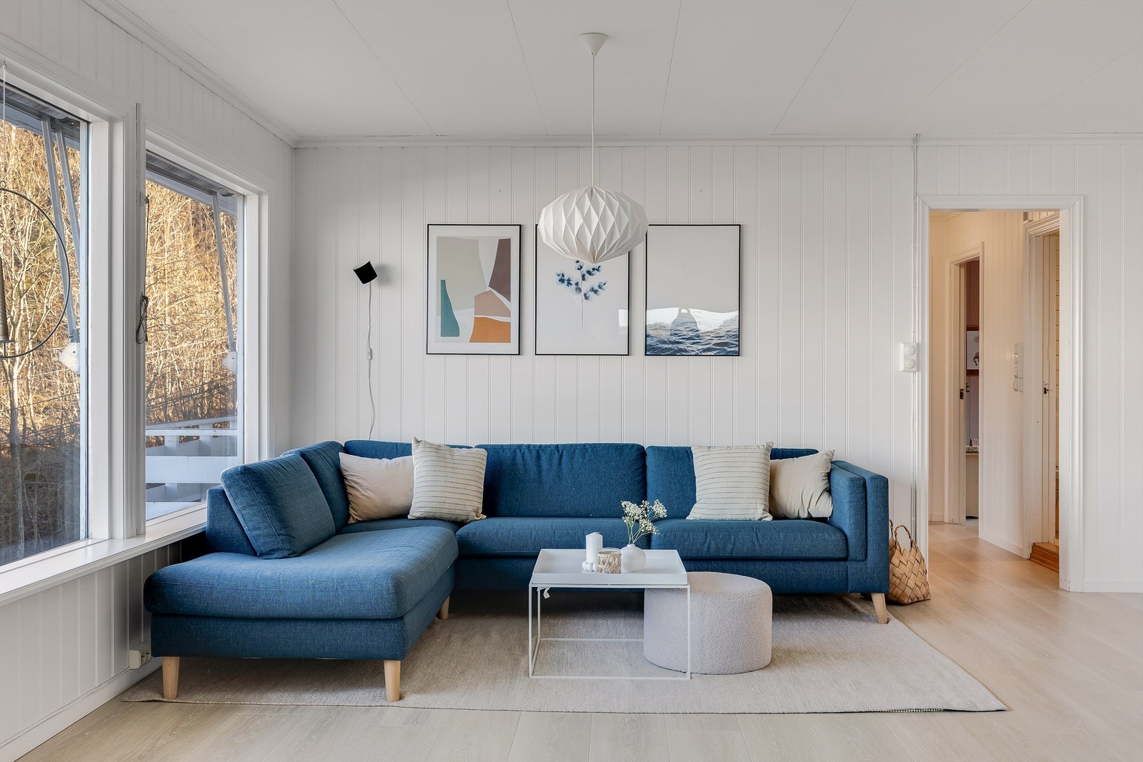 Avslappet stil. Galleribilde