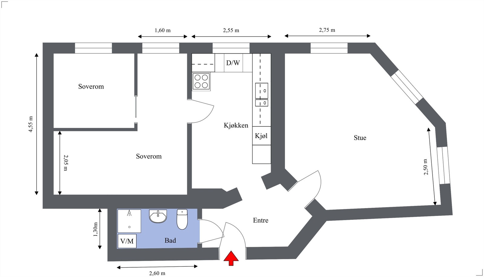 Plantegning Galleribilde