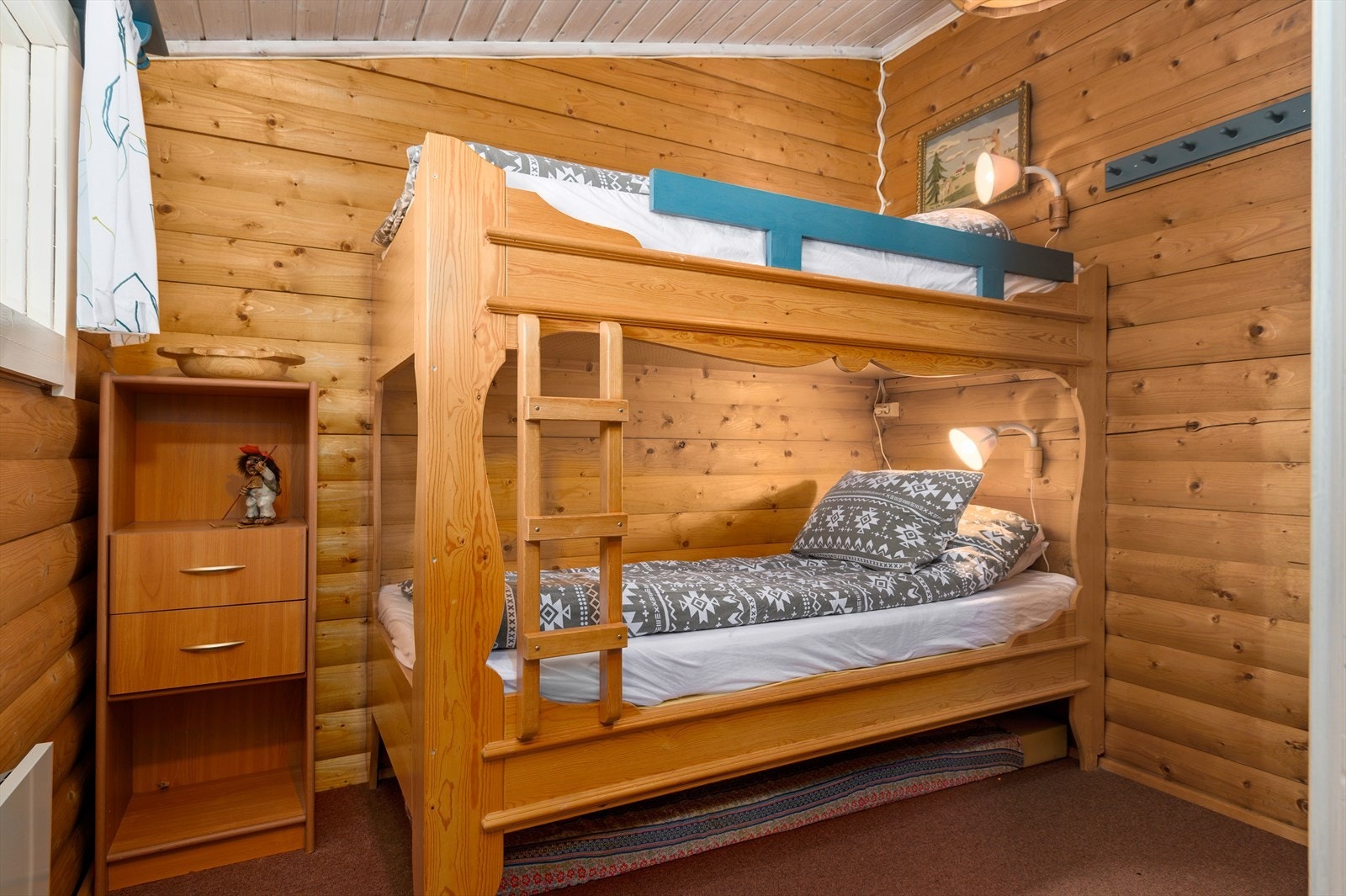 Gode soverom i hytta. Galleribilde