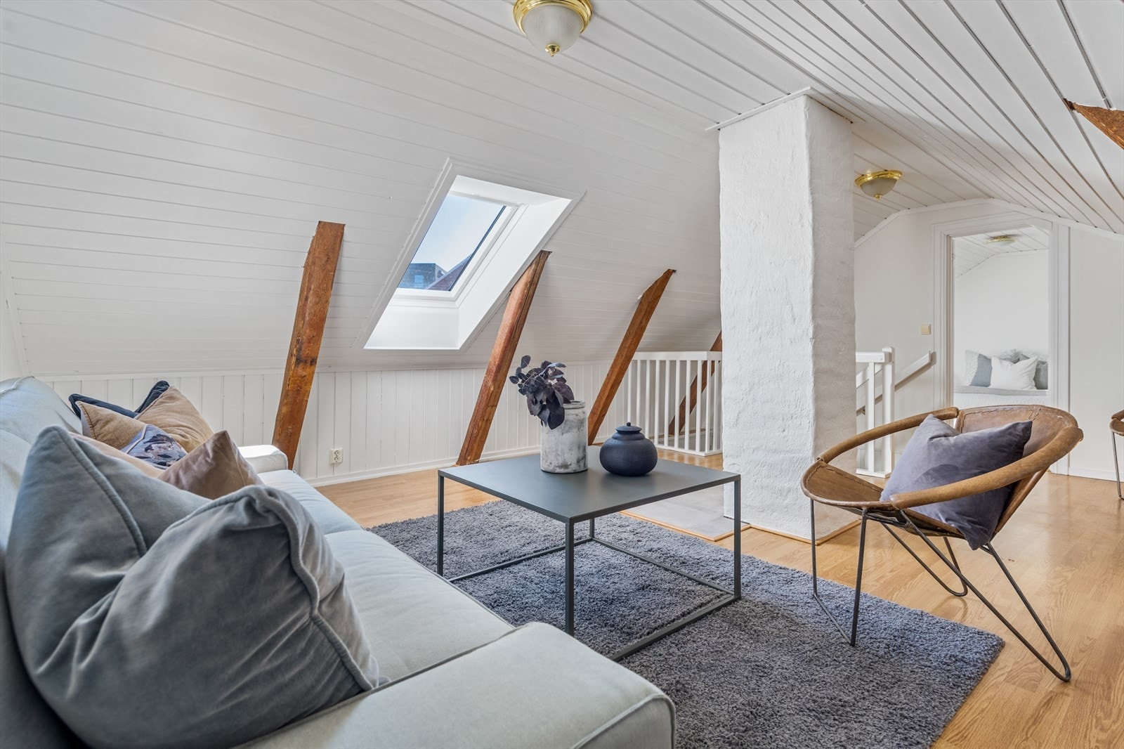 Huset går over to plan og har en fleksibel og arealeffektiv planløsning Galleribilde