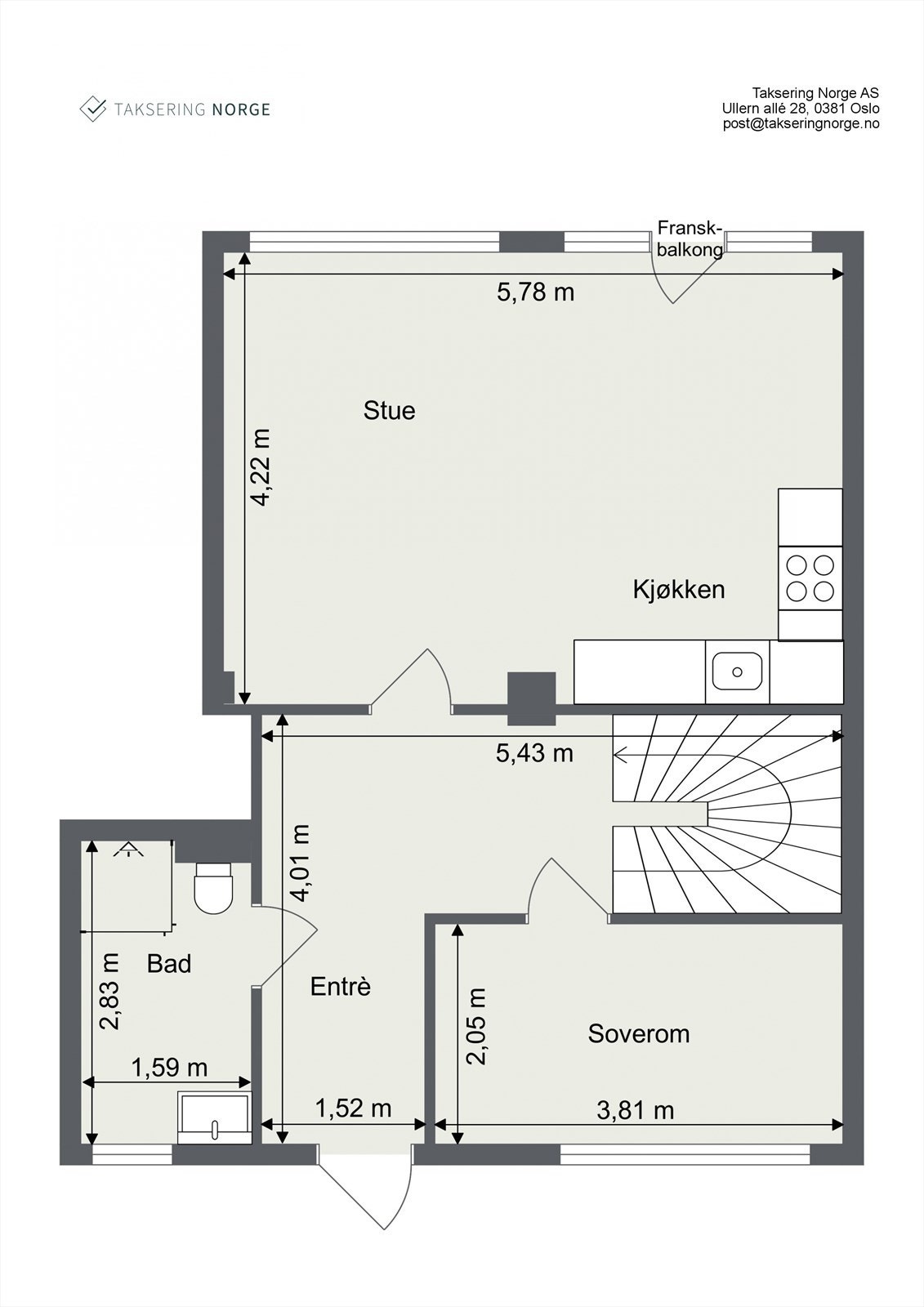 Bentsebrugata 17D, seksjon 3 - 1. etasje Galleribilde