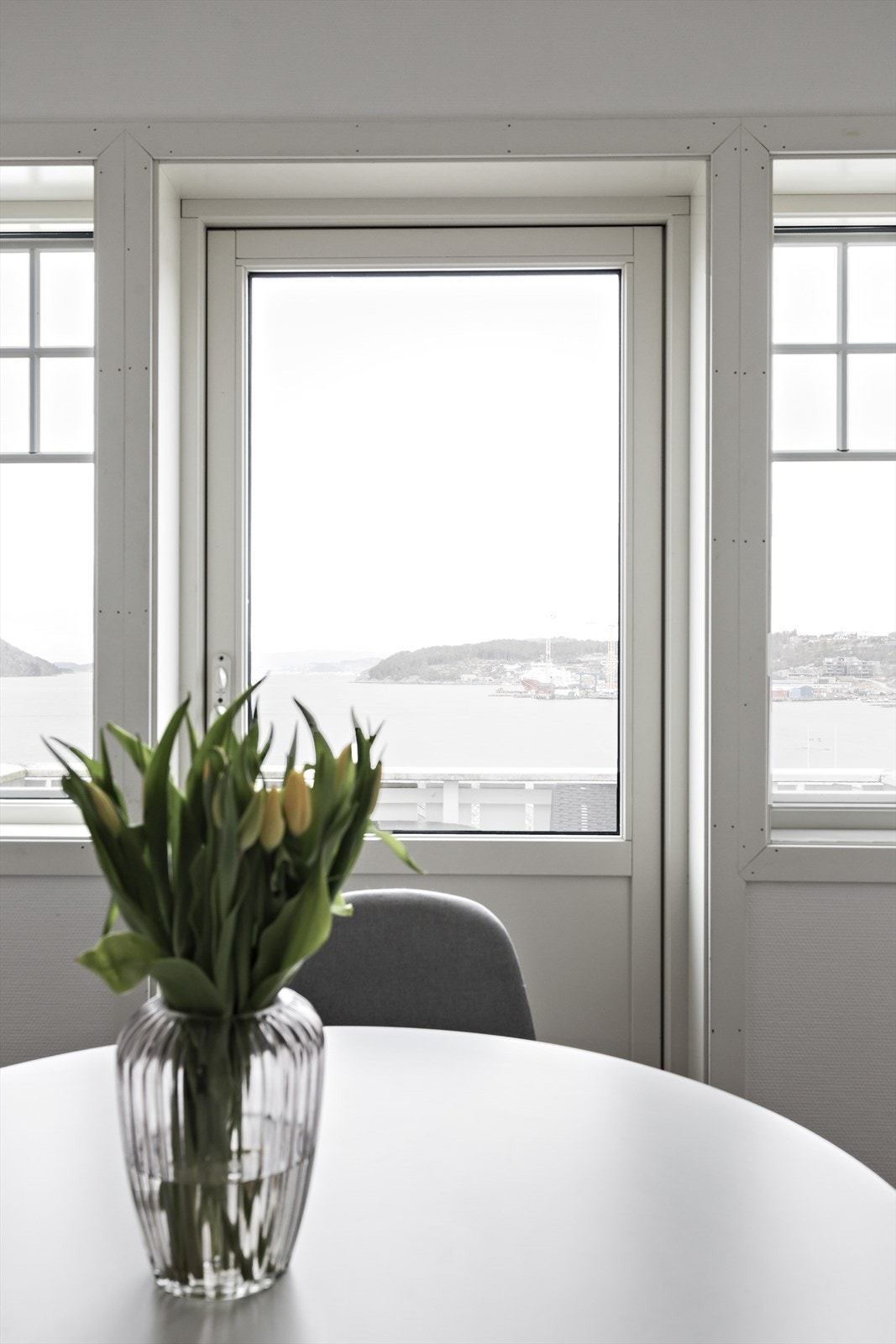 Det er flott utsikt fra leiligheten. Galleribilde