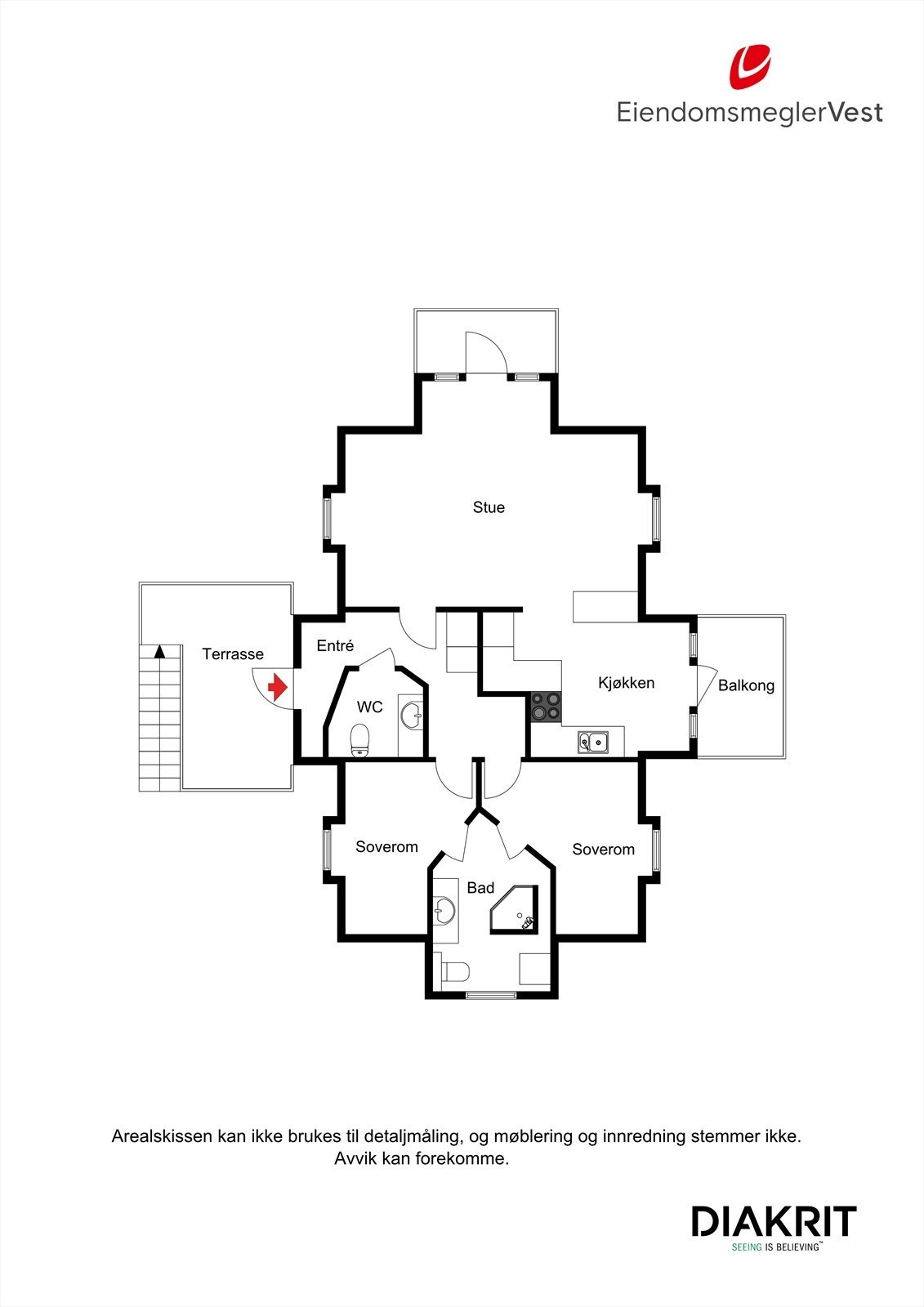 Plantegning 2D. Galleribilde