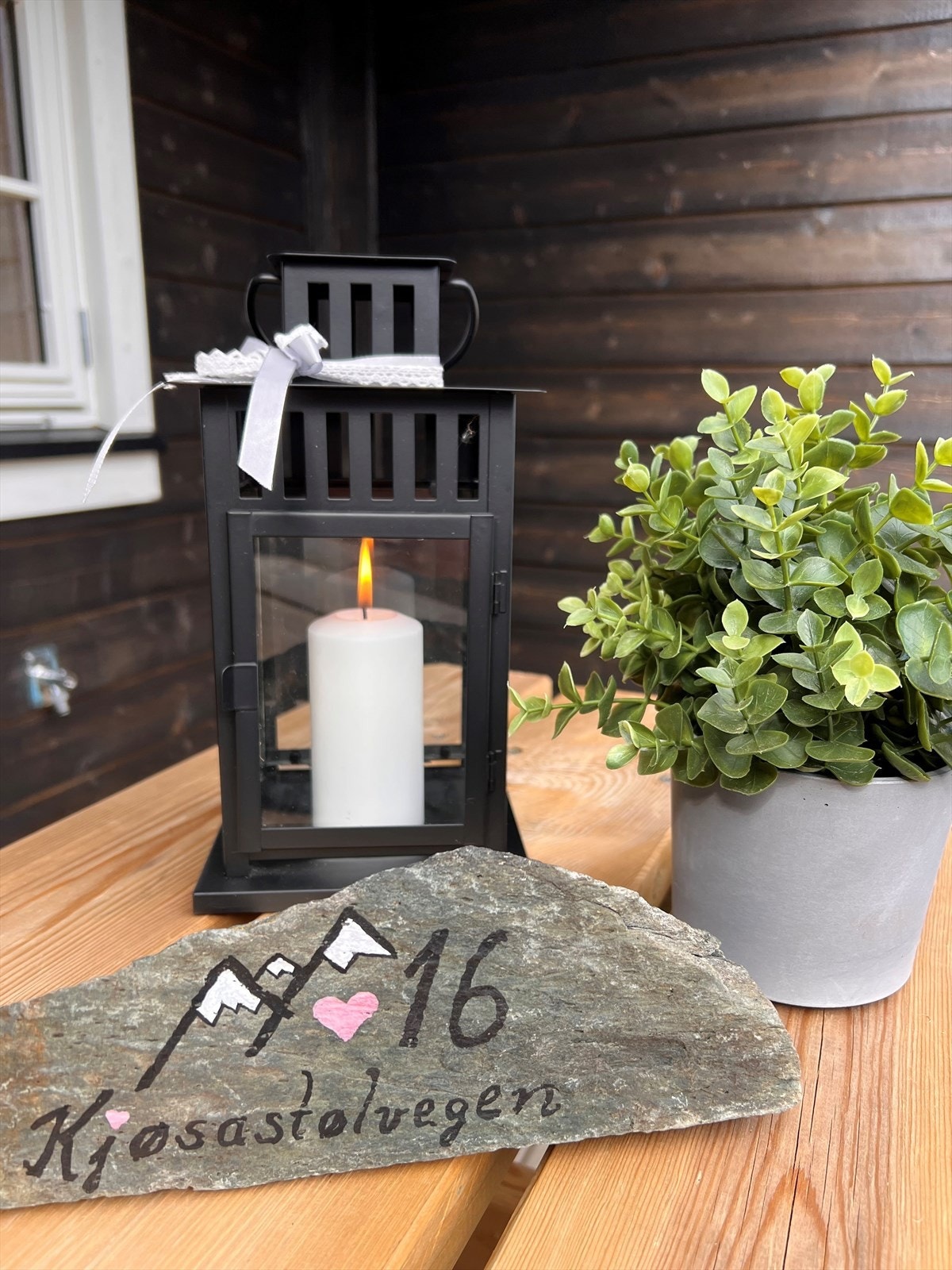 Detaljbilde fra terrasse - selgers eget bilde. Galleribilde