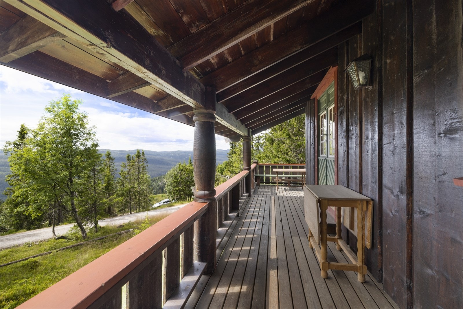 Terrassen er delvis overbygd Galleribilde