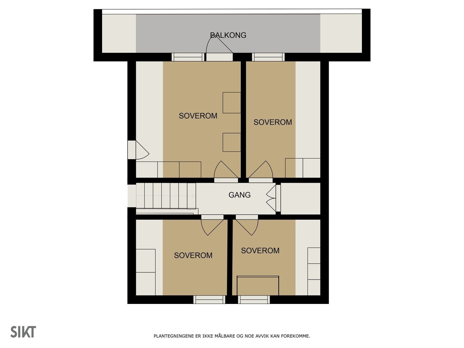 Plantegning 2. etasje Galleribilde