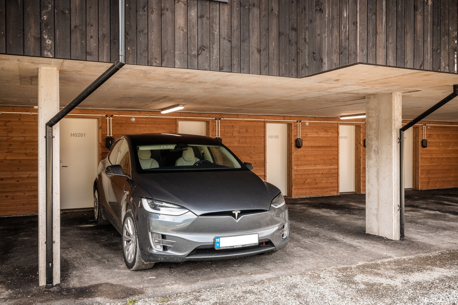 Parkeringsplass i underetasje Galleribilde