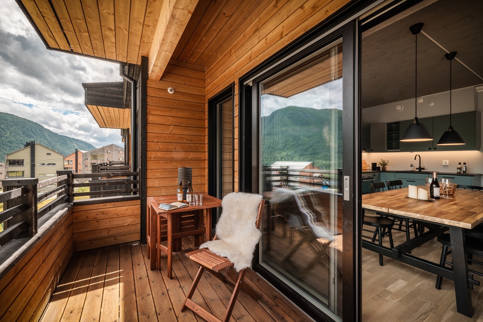 Trivelig balkong på 5,8 kvm Galleribilde