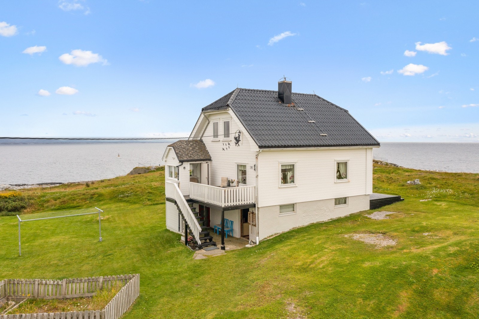 Fritidsboligen ble oppført like etter krigen, i 1946. Galleribilde