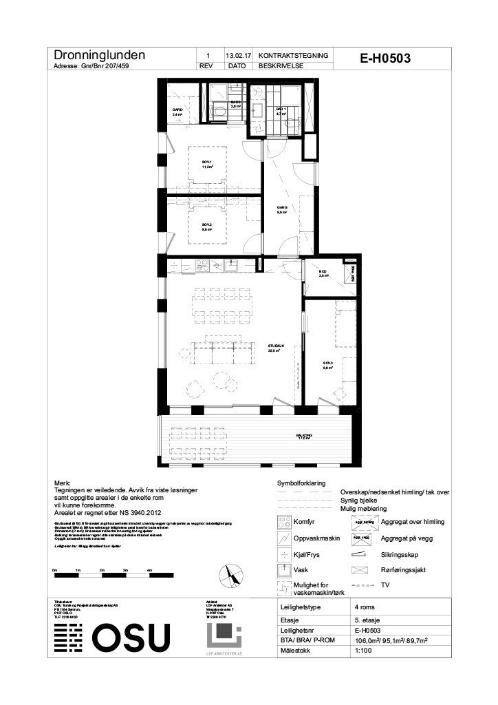 Planskisse Galleribilde