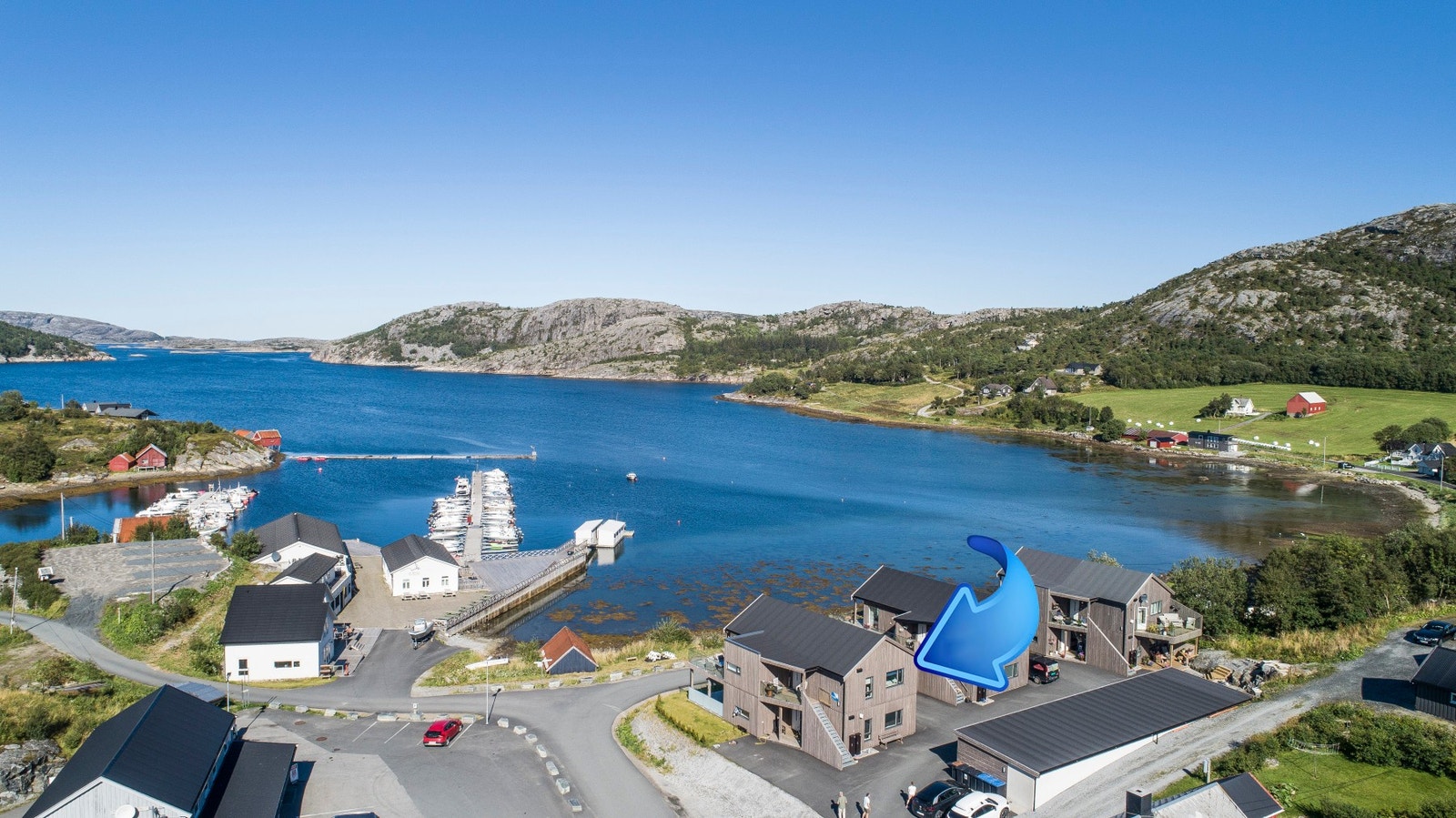 Leiligheten ligger som del av borettslaget Vik Panorama i Flatanger Galleribilde