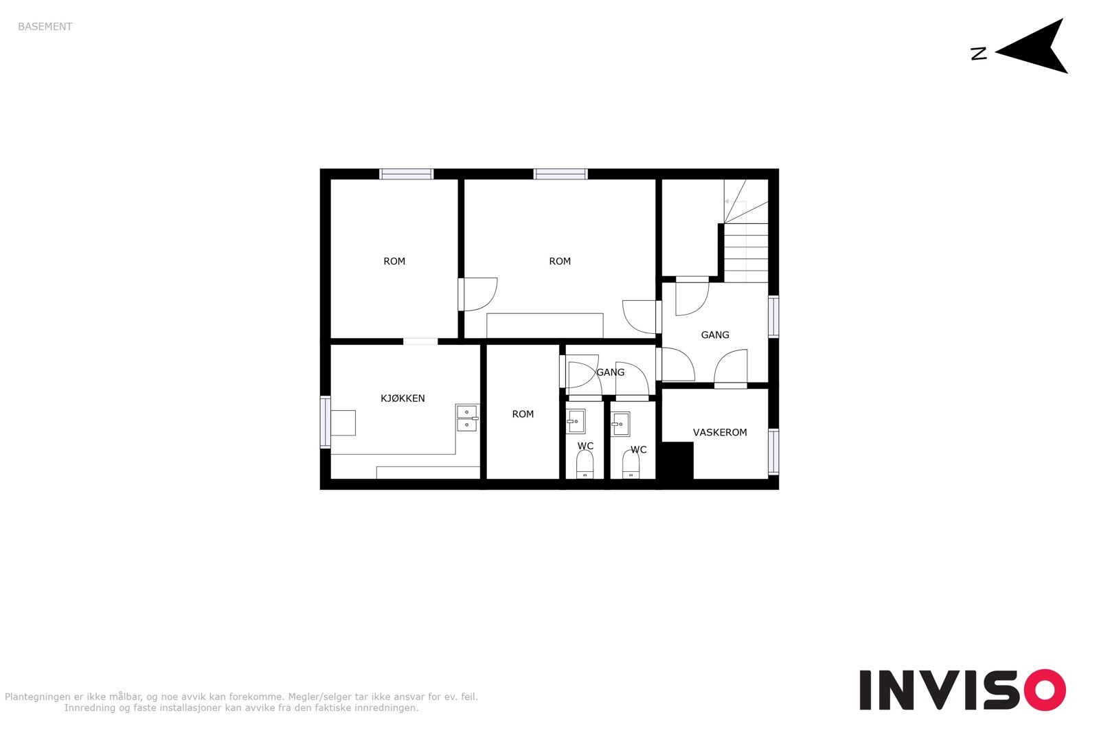 Plantegning U. etasje Galleribilde
