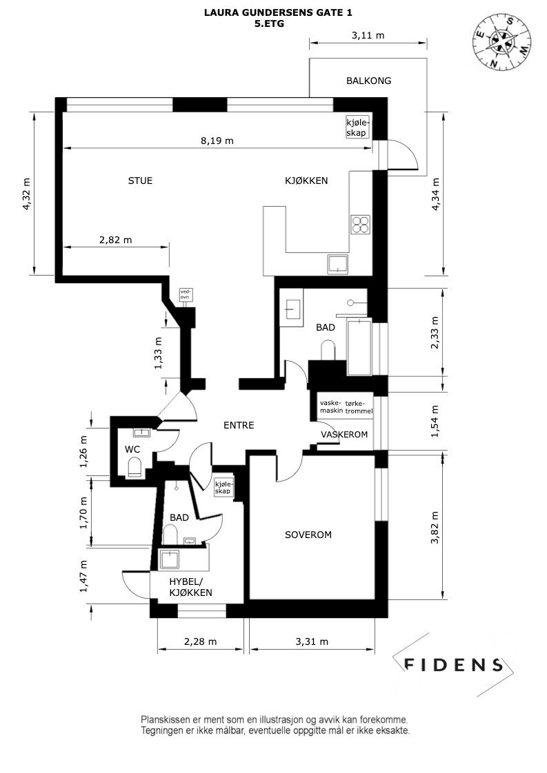 Plantegning Galleribilde