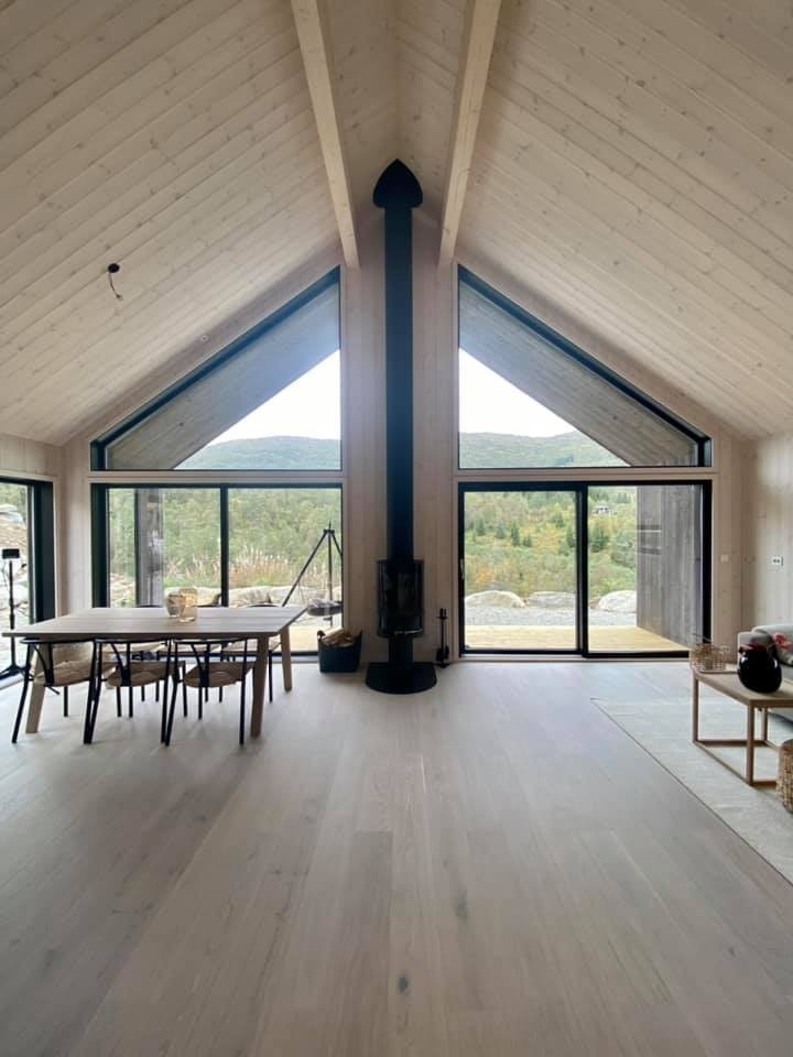 Innspirasjons bilde ferdig hytte - Innvendig Galleribilde