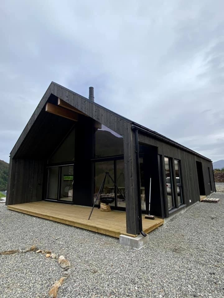 Innspirasjons bilde ferdig hytte - Utvendig fasade Galleribilde