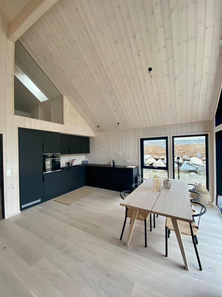 Innspirasjons bilde ferdig hytte - kjøkken Galleribilde