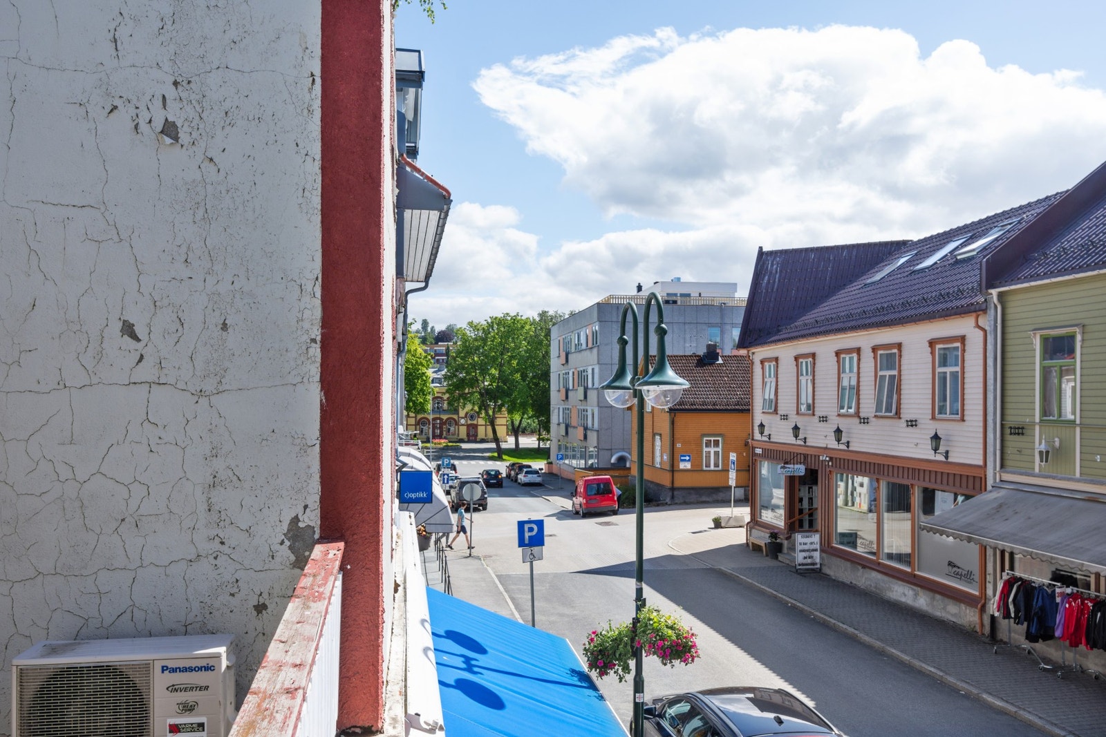 Utsikt fra felles terrasse. Galleribilde